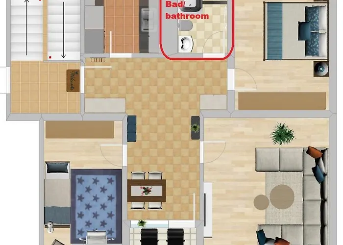 Daire Am Biebricher Schlosspark *