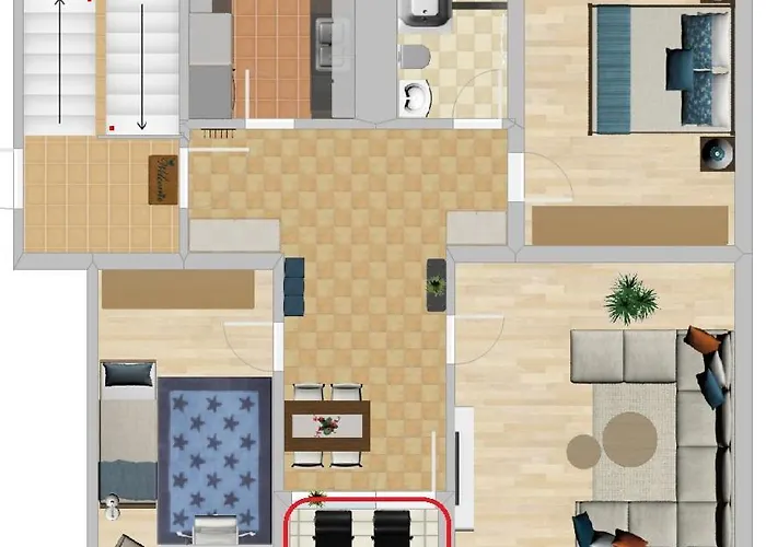 Daire Am Biebricher Schlosspark *